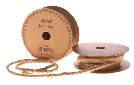 Jute Cord String (5mm x 5yds) Craft String Rustic Cord - Lost Land Interiors