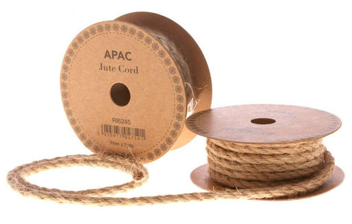 Rustic Jute Cord String (7mm x 5yds) Craft Cord 4.5m - Lost Land Interiors