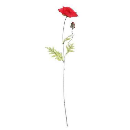 Large Poppy Red - Artificial Wild Flowers - Lost Land Interiors