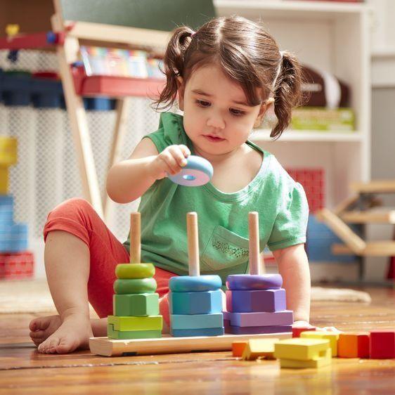 Geometric Stacker by Melissa and Doug - Lost Land Interiors