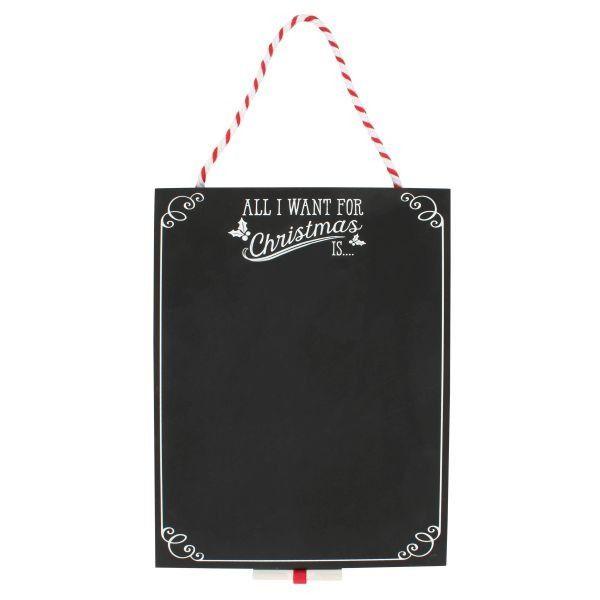 All I Want For Christmas Chalk Board - Lost Land Interiors