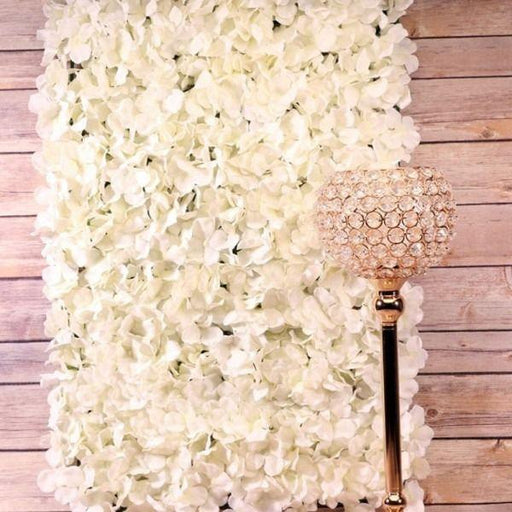 Cream Hydrangea Flower Wall Panel - Lost Land Interiors