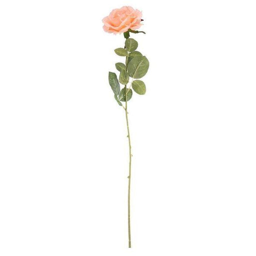 Artificial Arundel Open Rose Peach Silk Flower - Lost Land Interiors