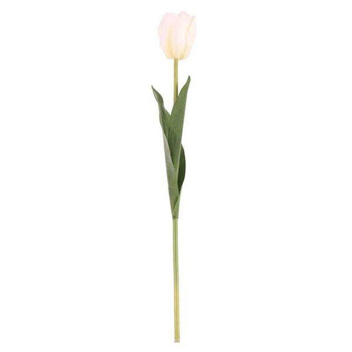 Artificial Tulip White Silk Flowers Single Stem - Lost Land Interiors