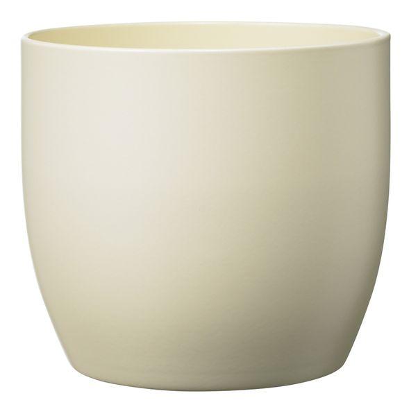 Matte Cream Basel Ceramic Pot (12cm) - Lost Land Interiors