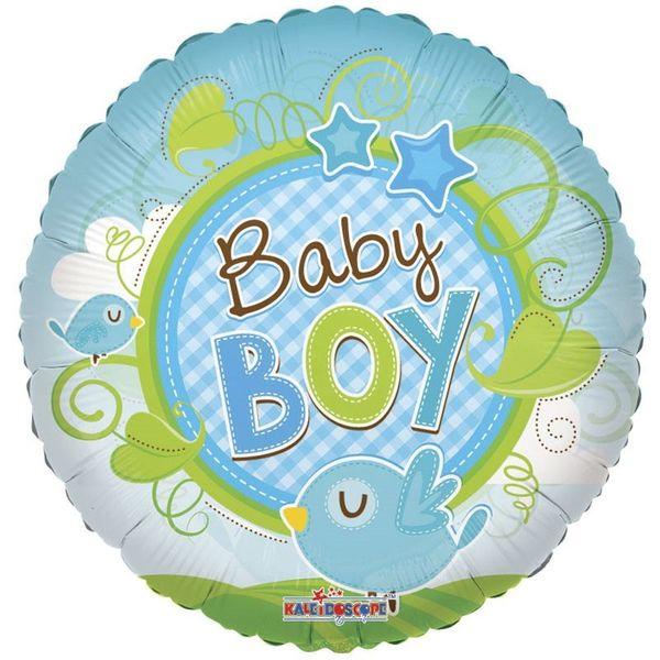 Baby Boy Birds Balloon 9" - Lost Land Interiors