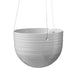 Bergamo Ceramic Hanging Pot Light Grey (18cm) - Lost Land Interiors