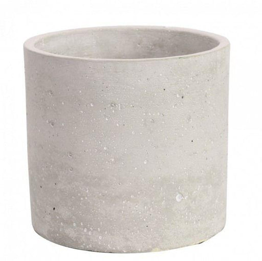 Round Cement Flower Pot (17cm) - Lost Land Interiors
