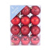 6cm Red Shatterproof Baubles (x24) - Lost Land Interiors