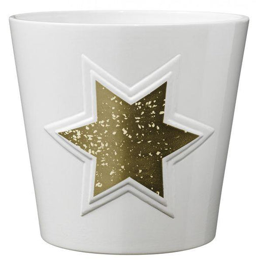 Magic Gold Star Ceramic Pot (14cm) - Lost Land Interiors