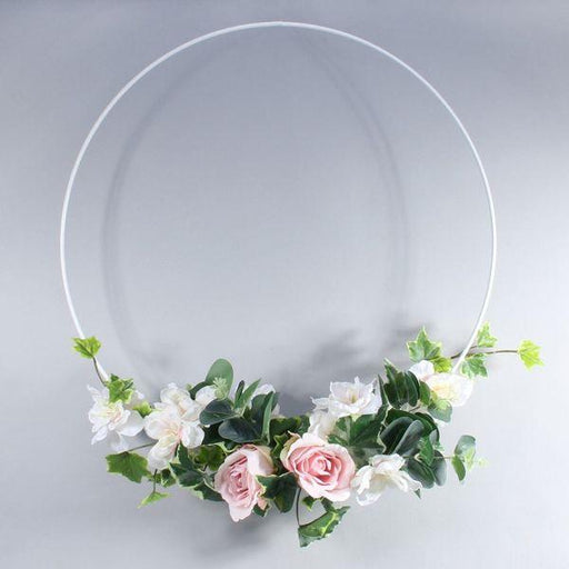Flower Hoop (30cm) Florist Supplies Wire Hoop Circular Wire - Lost Land Interiors