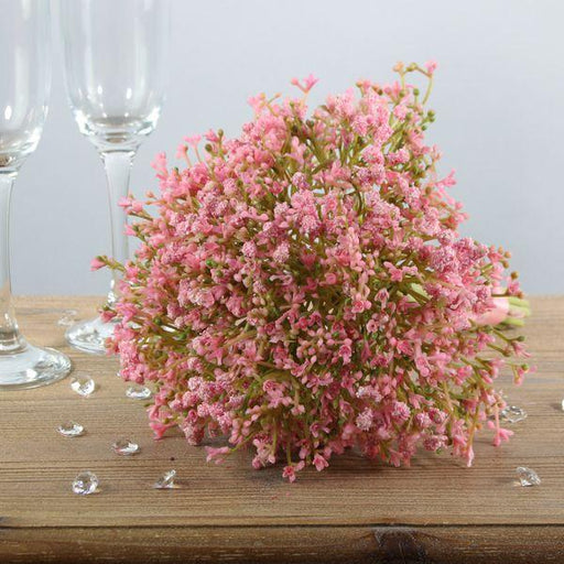 Gypsophila Bouquet Pink Artificial Flower - Lost Land Interiors