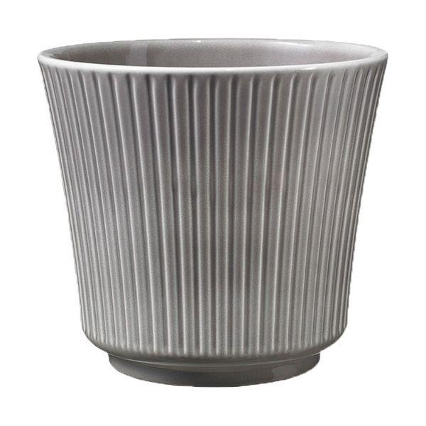 Warm Grey Delphi Ceramic Pot (16cm) Indoor Ceramic Planter - Lost Land Interiors