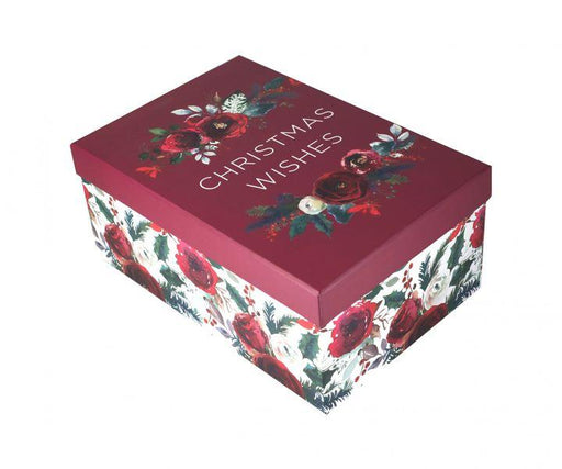 10 Nested Boxes Claret Christmas - Lost Land Interiors