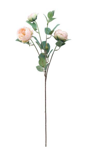 Tintagel Vintage English Rose Spray Peach Artificial Silk Flowers - Lost Land Interiors