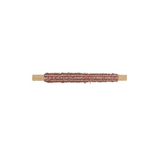 Copper Metallic Craft Wire on a Wooden Stick (50g) - Lost Land Interiors
