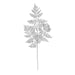 Silver Glitter Fern Leaf Stem Flower Arranging Sprays - Lost Land Interiors