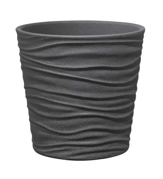 Sonora Anthracite Ceramic Pot (19cm) - Lost Land Interiors