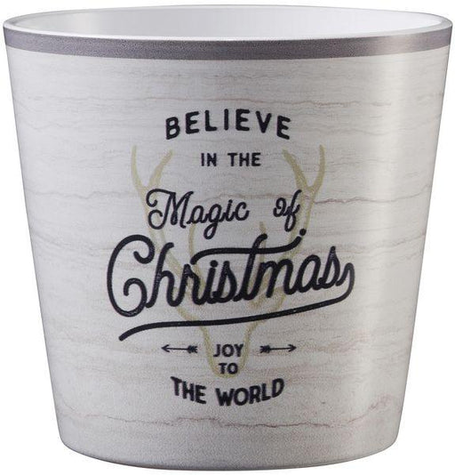Dallas Christmas Ceramic Pot Magic Christmas (W14 X H13cm) - Lost Land Interiors