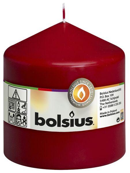 Bolsius Pillar candle Wine Red - Lost Land Interiors