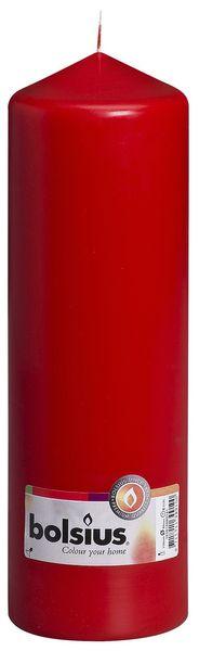 Bolsius Red Pillar Candle (250/80mm) - Lost Land Interiors