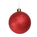 Red Glitter Shatterproof Bauble (x1) (25cm) - Lost Land Interiors