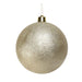 Extra Large Champagne Glitter Shatterproof Bauble (x1) (30cm) - Lost Land Interiors