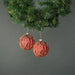 Freya Rose 10cm Glass Bauble Red (Set of 4) - Lost Land Interiors