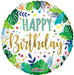 18" ECO ONE Balloon - Birthday Jungle Air Filled Balloons - Lost Land Interiors