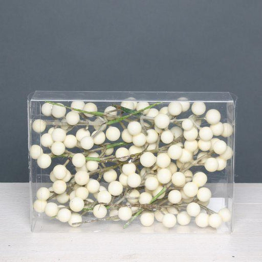 White Berry Spray (12 bunches) - Lost Land Interiors