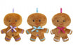 20cm Gingerbread Mini Plush with ribbon loop (4 assorted colours) - Lost Land Interiors