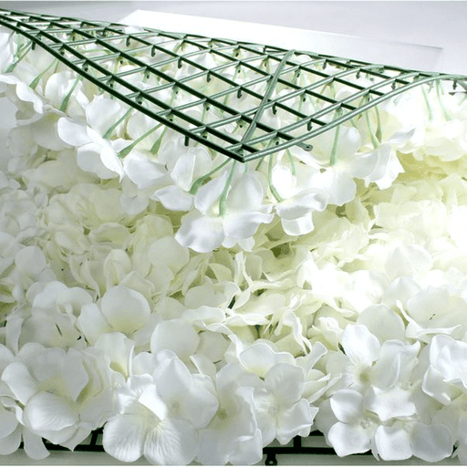 White Hydrangea Flower Wall Bundle (1.6 x 2.4M) - Lost Land Interiors