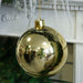 Gold Shiny Shatterproof Bauble (x1) (25cm) - Lost Land Interiors