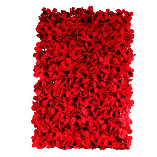 Red Hydrangea Flower Wall Bundle (1.2 x 1.8M) - Lost Land Interiors