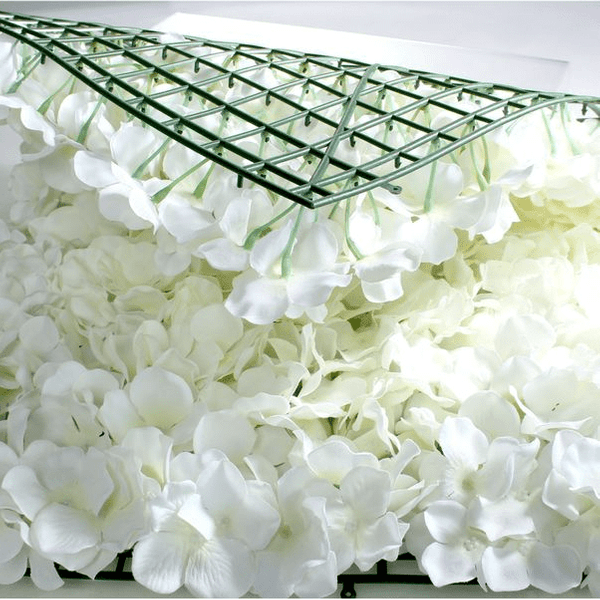 White Hydrangea Flower Wall Bundle (1.2 x 1.8M) - Lost Land Interiors
