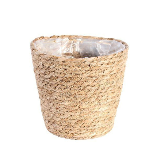 19cm Round Natural Seagrass Basket - Lost Land Interiors