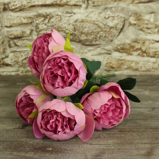 Arundel Peony Bush Lilac Artificial Flowers - Lost Land Interiors