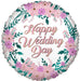 ECO Balloon - Happy Wedding Day (18 Inch) - Lost Land Interiors