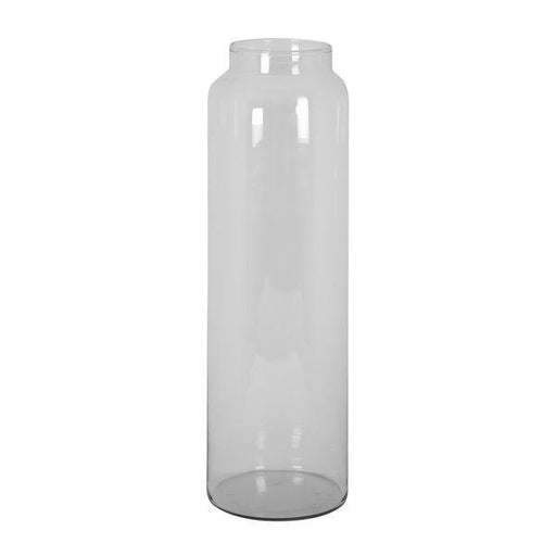 Eco Elegant Amphora Jar (30cm) Glass Cylinder Vase Recycled Glass - Lost Land Interiors