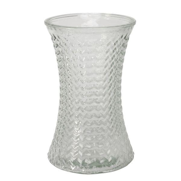 Geometric Hand-Tied Glass Vase (19.8cm x 12.5cm) - Lost Land Interiors