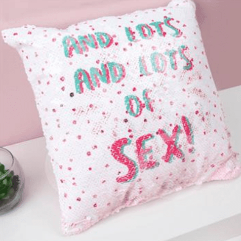 For Your Eyes Only Hidden Sequin Cushion - Lost Land Interiors