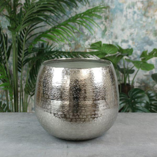Silver Hampstead Planter (Small) Indoor Bowl Planter Vase - Lost Land Interiors