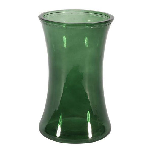 Pear Green  Hand-Tied Glass Vase (19.8cm x 12.5cm - Lost Land Interiors