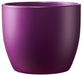 Basel Colour Splash Matte Dark Lilac Purple (W15cm x H16cm) Indoor Planter - Lost Land Interiors