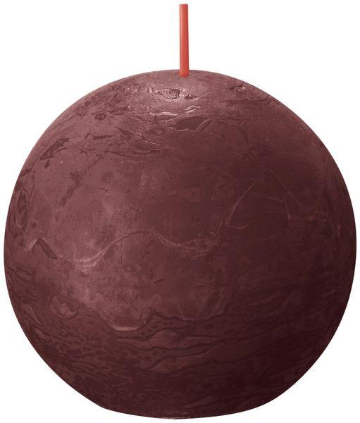 Velvet Red Bolsius Rustic Ball Candle (76mm) - Lost Land Interiors