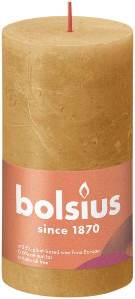 Honeycomb Bolsius Rustic Shine Pillar Candle (130 x 68mm) - Lost Land Interiors