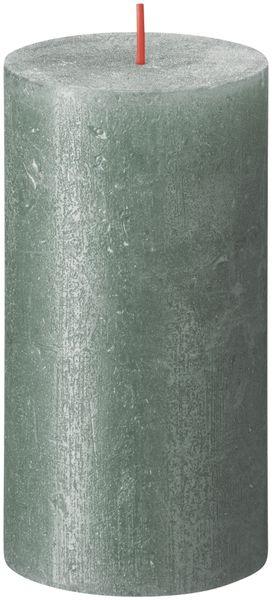 Blue Bolsius Rustic Shimmer Metallic Candle (130 x 68 mm) - Lost Land Interiors