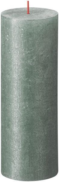 Blue Bolsius Rustic Shimmer Metallic Candle (190 x 68mm) - Lost Land Interiors