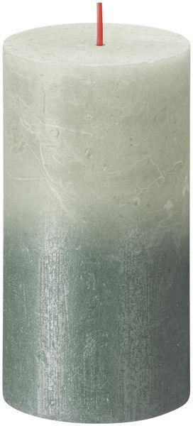 Bolsius Rustic Faded Foggy Green Oxid Blue Metallic Candle  (130mm x 68mm) - Lost Land Interiors