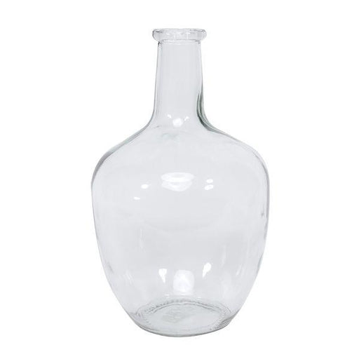 Clear Toledo Bottle (29cm x 18cm) Glass Bottle Vases - Lost Land Interiors